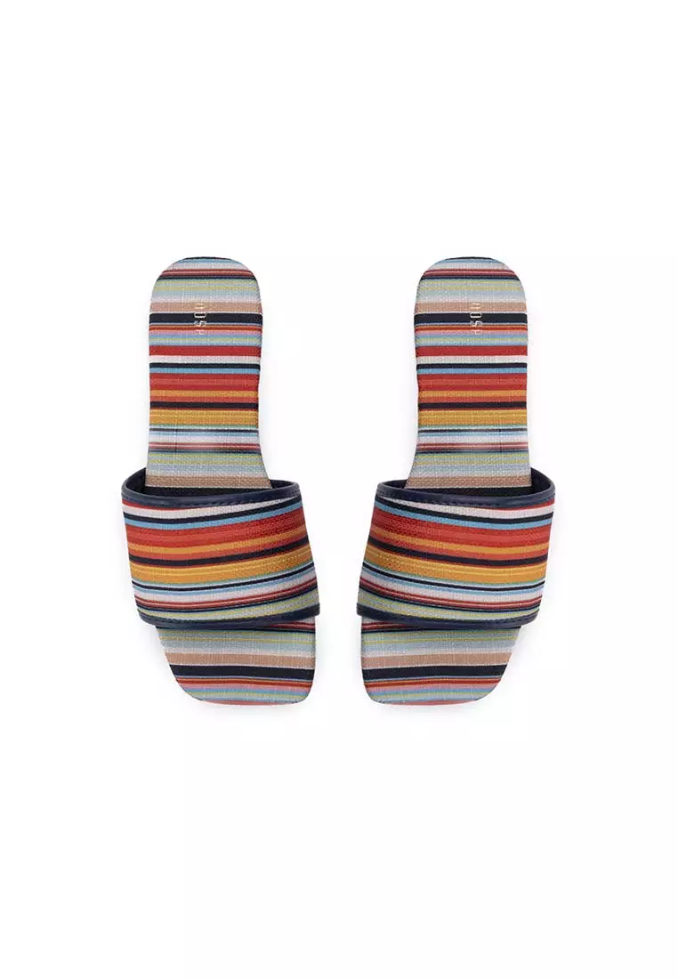 nose COLORFUL STRIPE FLAT SLIDE