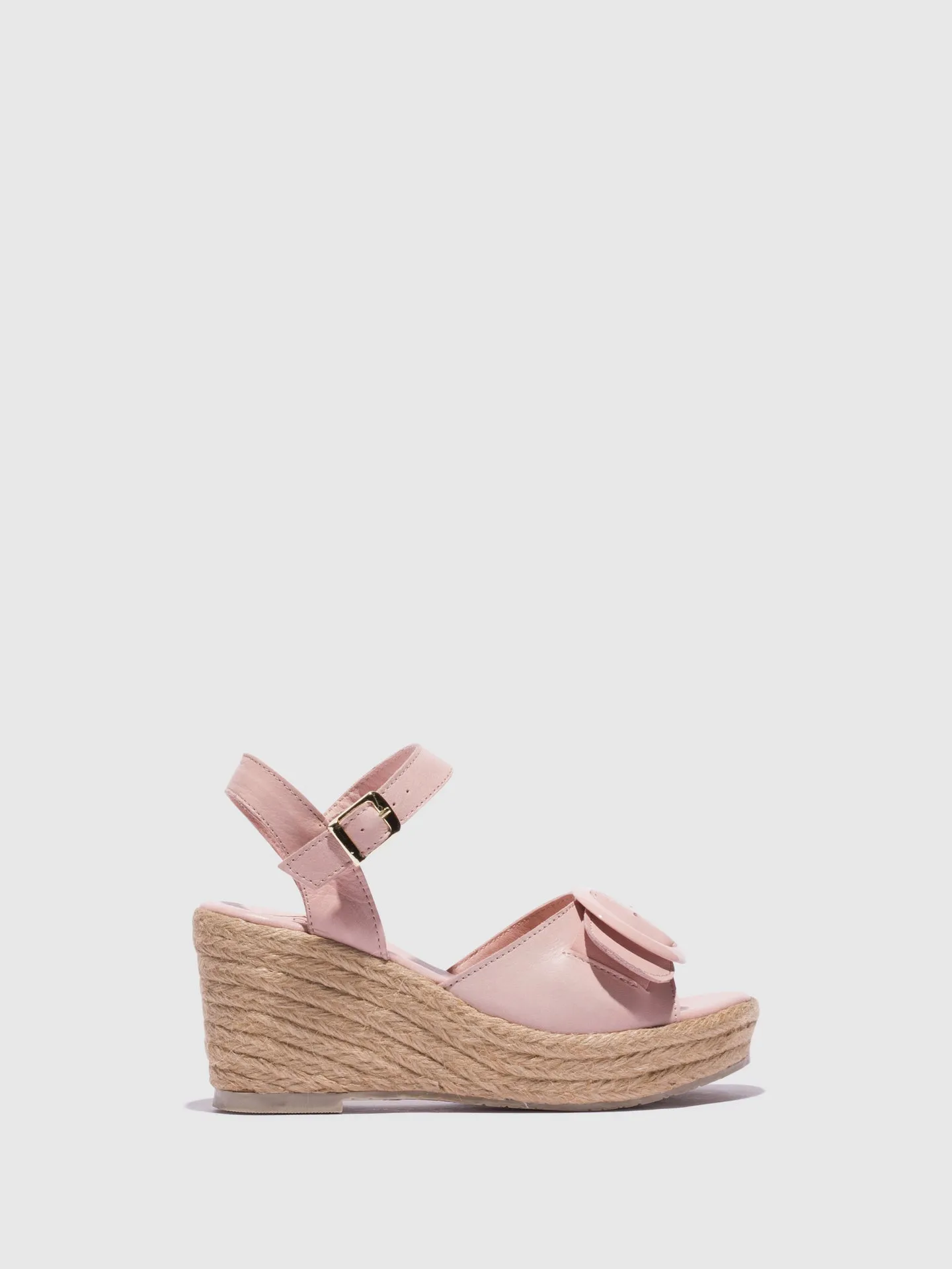 Nude Wedge Sandals