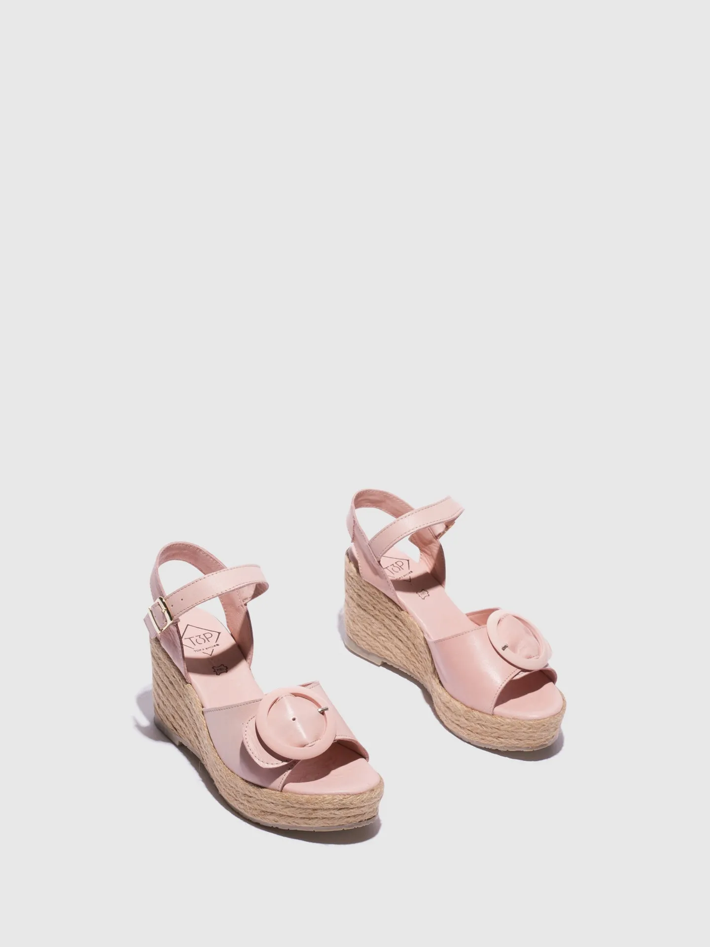 Nude Wedge Sandals