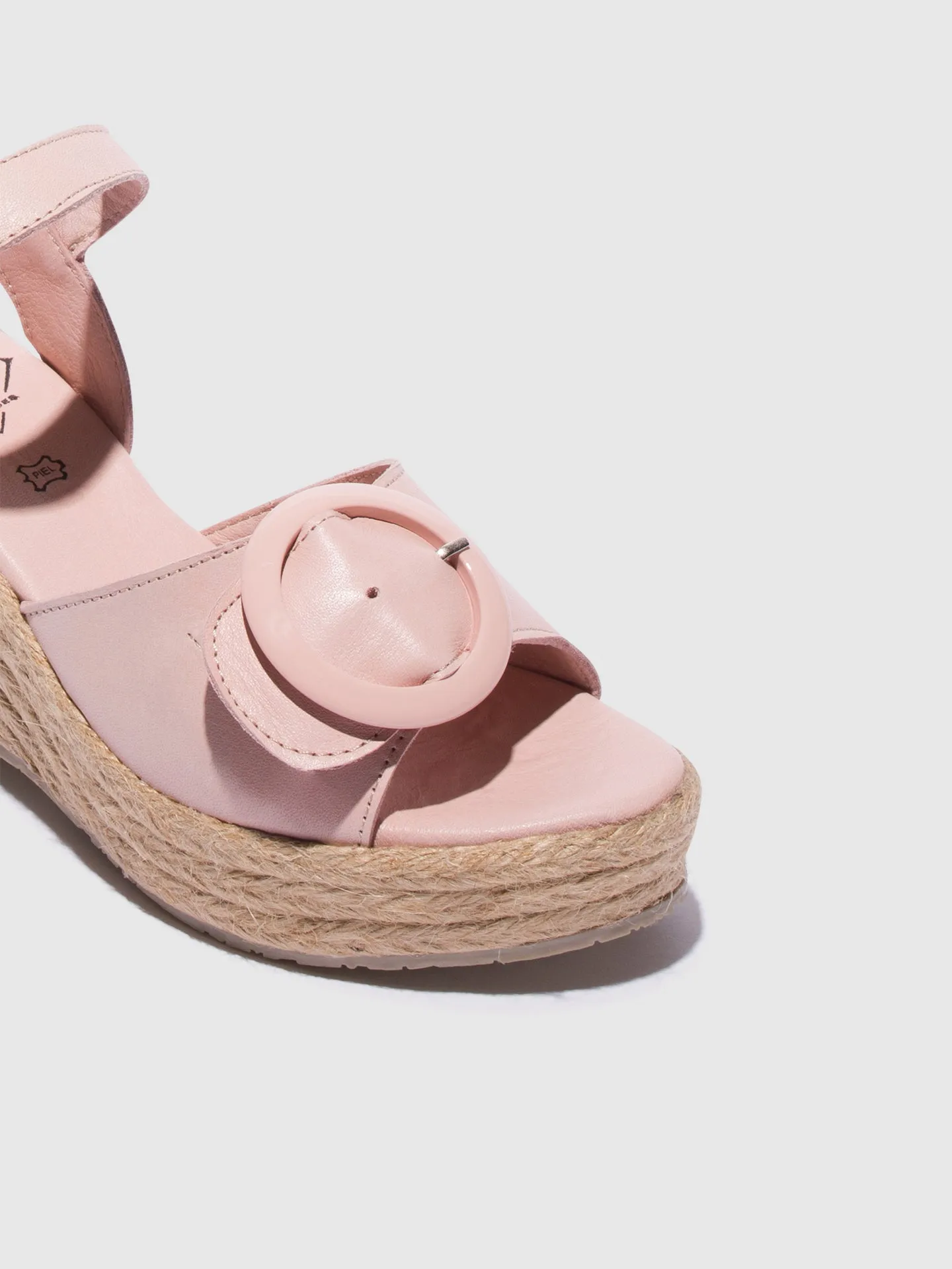 Nude Wedge Sandals