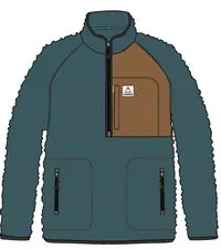 Mediterranean Recycled Sherpa Fleece - Shop Offgrid 2.0 1/2 Zip