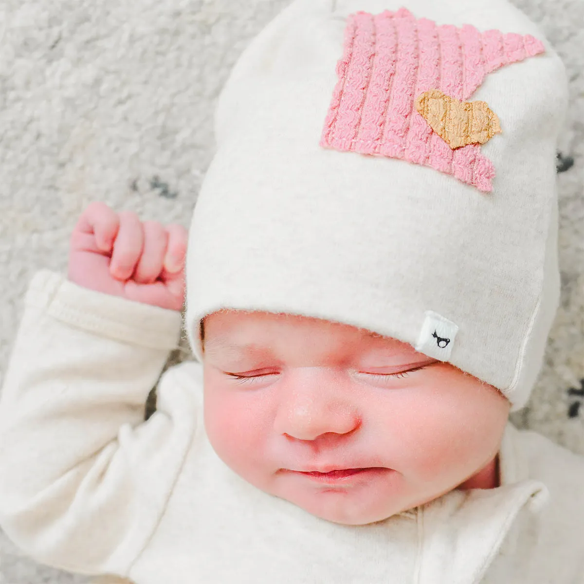 Minnesota Love Blush Hat in Sand by oh baby!