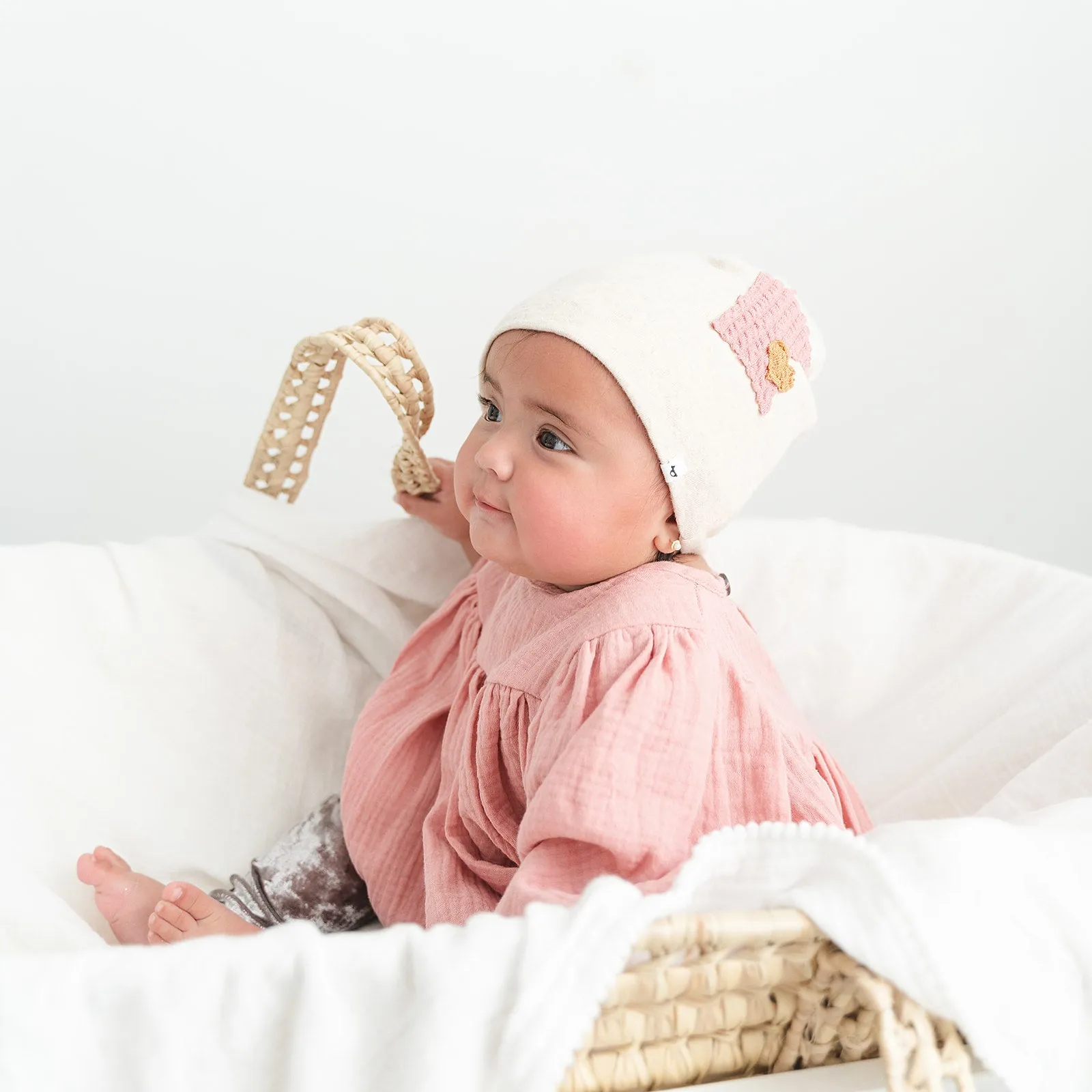 Minnesota Love Blush Hat in Sand by oh baby!