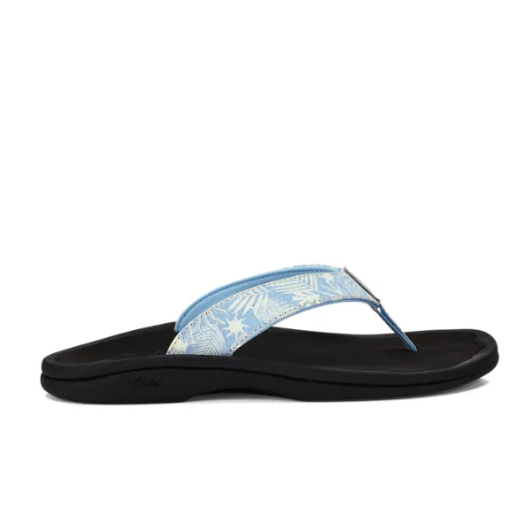 Olukai Women's Ohana Sandal Pale Blue / Black