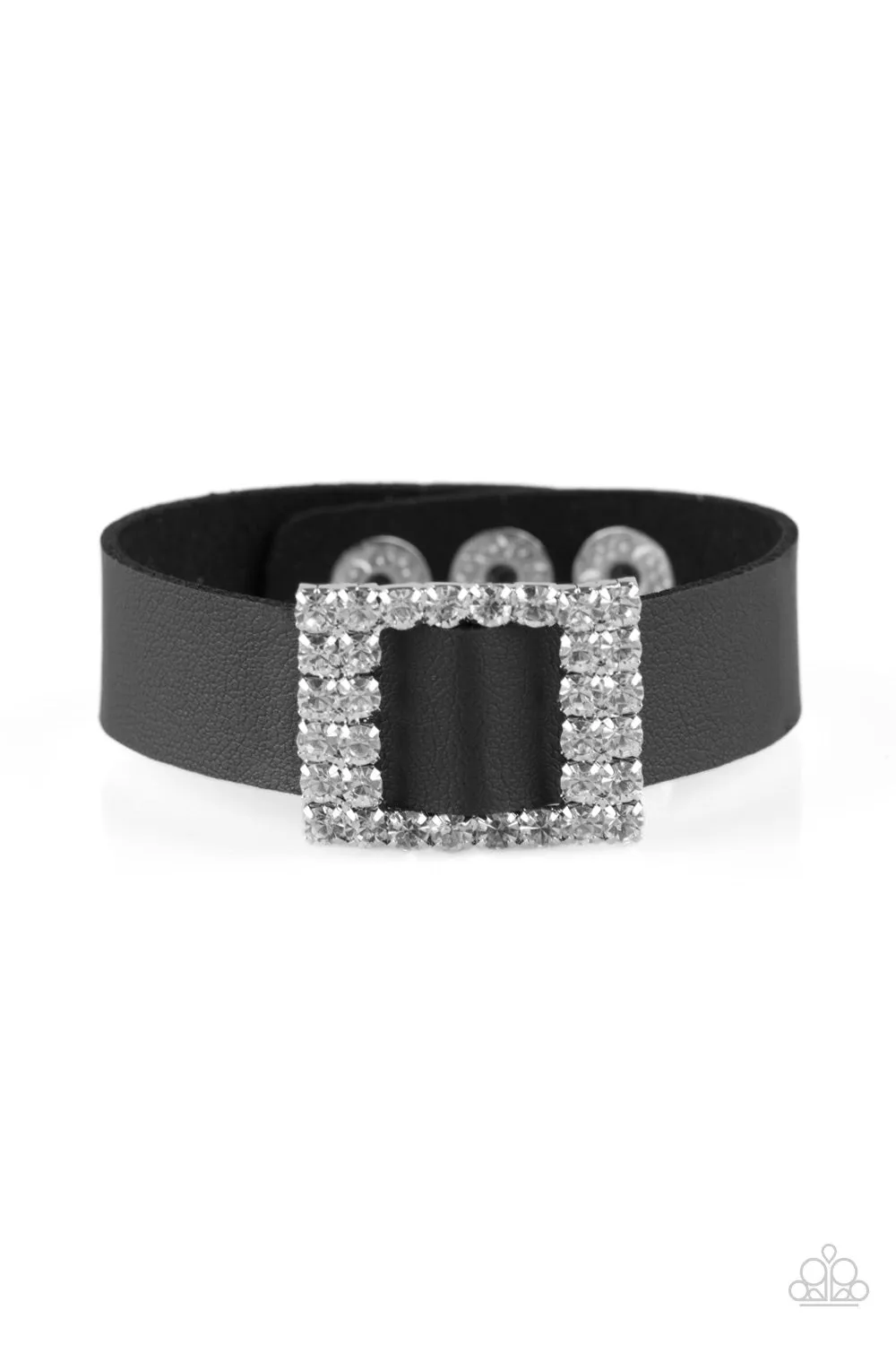 Paparazzi Black Diamond Diva Bracelet