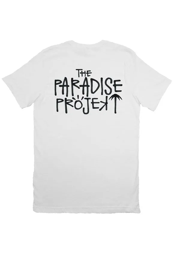 Paradise Project Palm Tree White Black