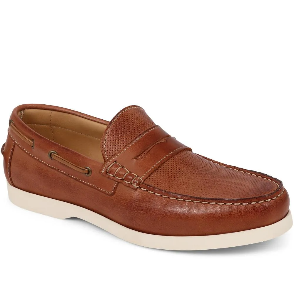 Partick Men's Leather Moccasins - Partick Footwear / Style 325 Model 135.