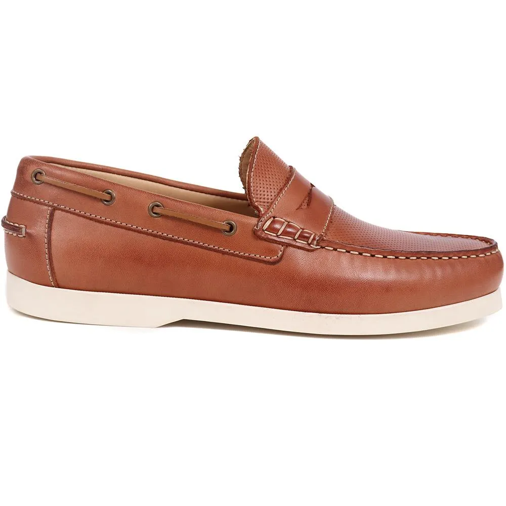 Partick Men's Leather Moccasins - Partick Footwear / Style 325 Model 135.