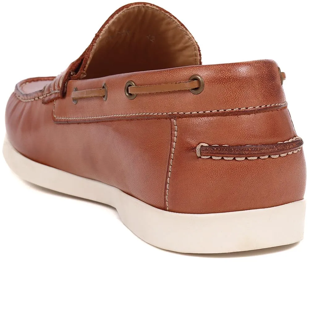 Partick Men's Leather Moccasins - Partick Footwear / Style 325 Model 135.