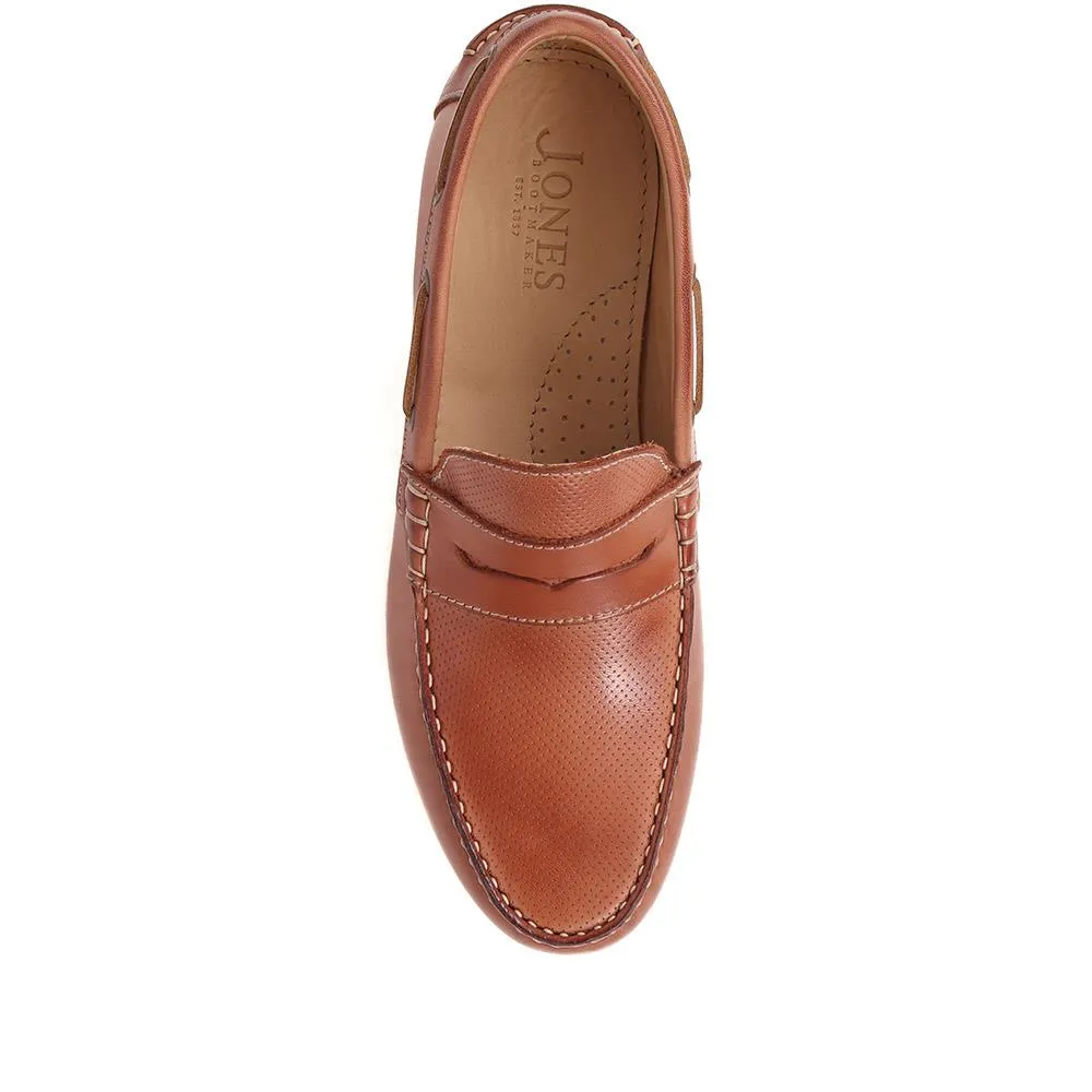 Partick Men's Leather Moccasins - Partick Footwear / Style 325 Model 135.