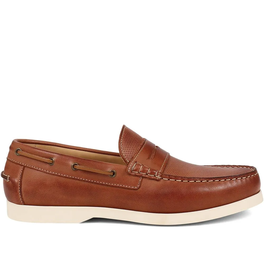 Partick Men's Leather Moccasins - Partick Footwear / Style 325 Model 135.