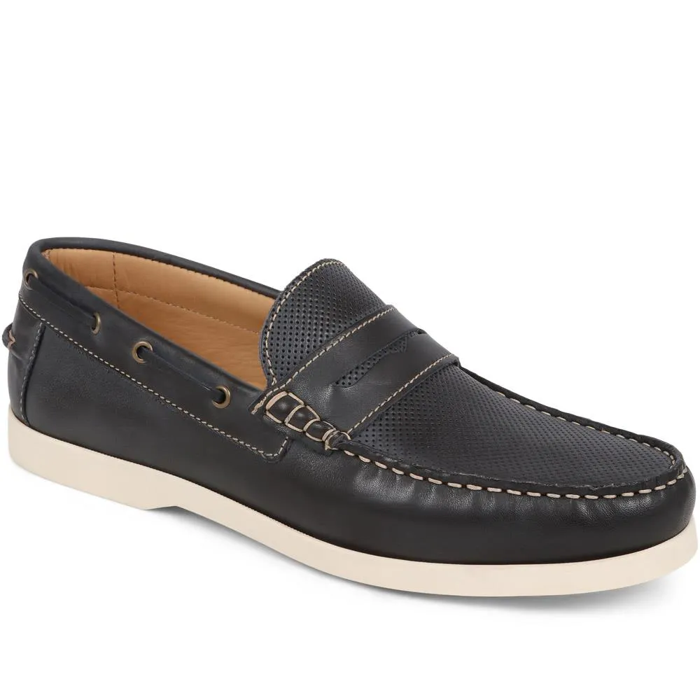 Partick Men's Leather Moccasins - Partick Footwear / Style 325 Model 135.