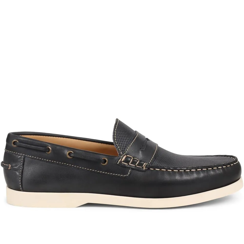 Partick Men's Leather Moccasins - Partick Footwear / Style 325 Model 135.