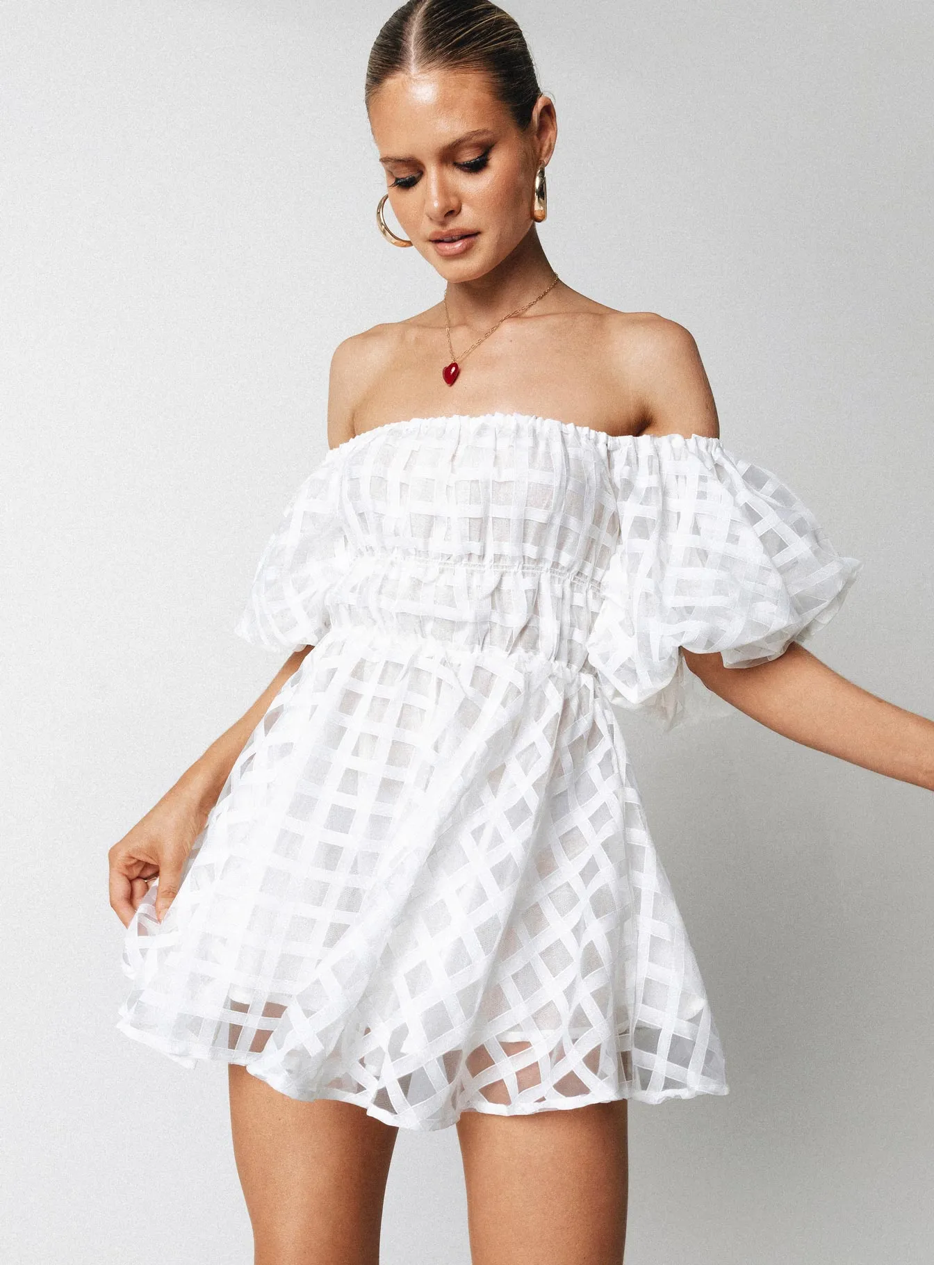 White Pascali Mini Dress