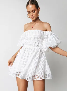 White Pascali Mini Dress