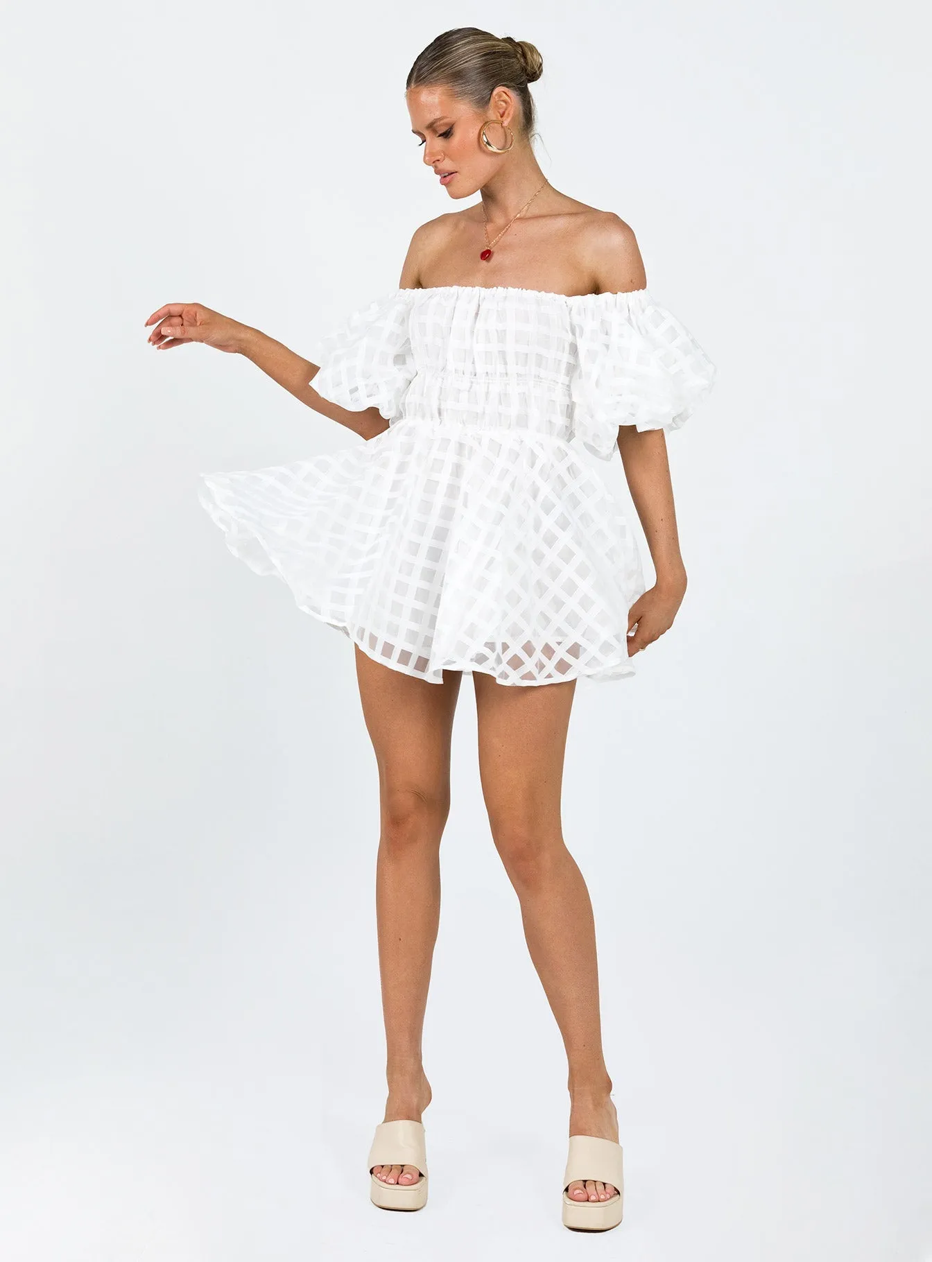 White Pascali Mini Dress