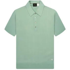 Paul Smith Green Knit Polo Shirt