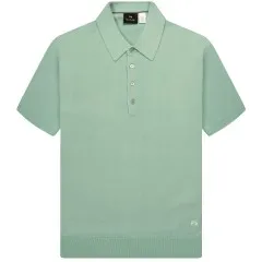 Paul Smith Green Knit Polo Shirt