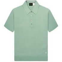 Paul Smith Green Knit Polo Shirt