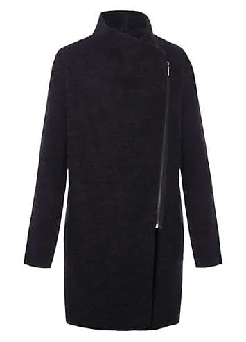 Byanca Zip Knit Coat