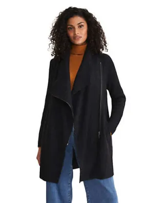 Byanca Zip Knit Coat