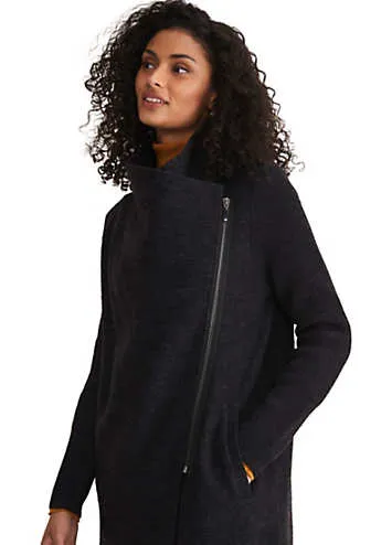 Byanca Zip Knit Coat