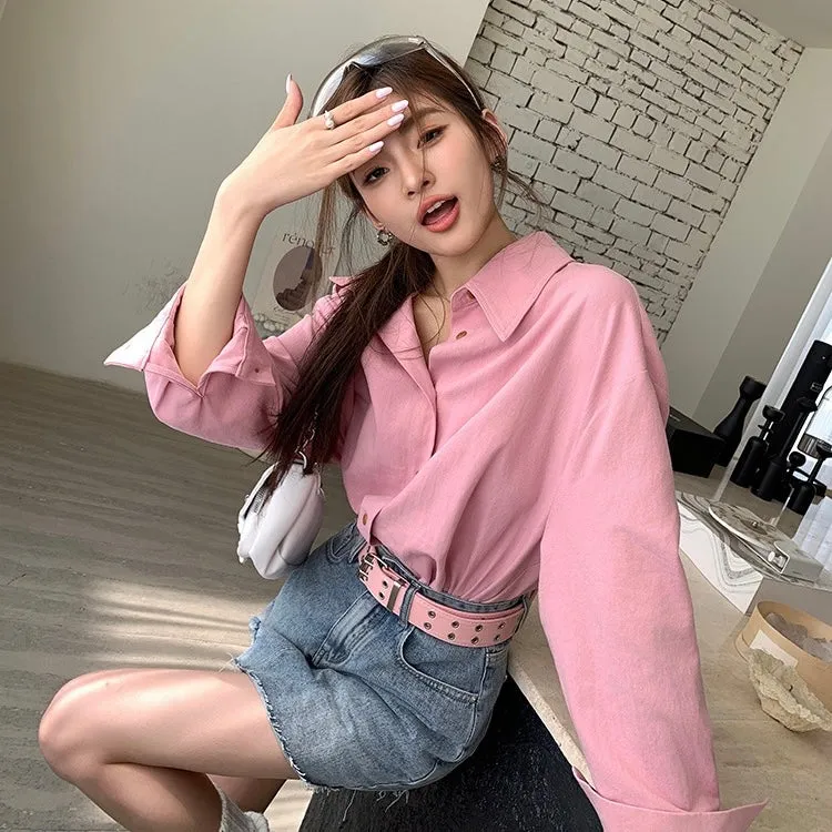 Rosa Collar Lapel Shirt