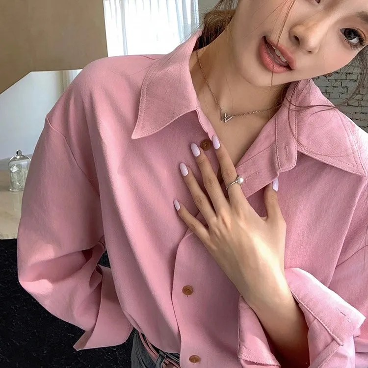 Rosa Collar Lapel Shirt