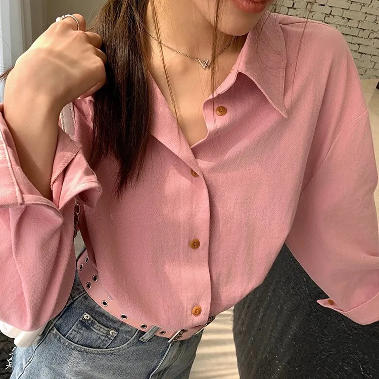 Rosa Collar Lapel Shirt