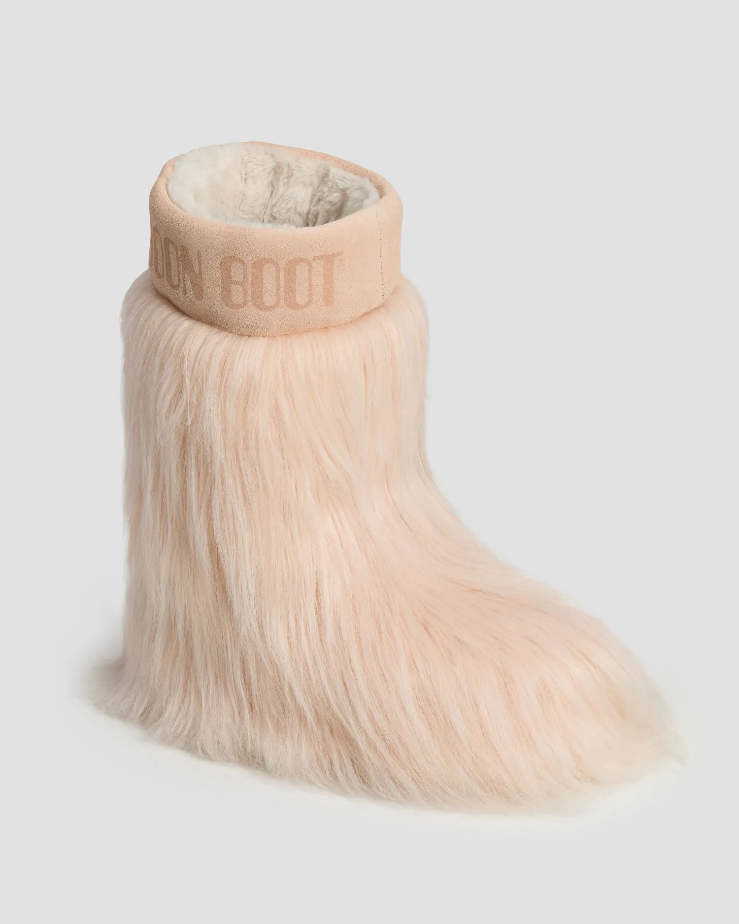 Pink fur snow boots Moon Boot Resort Icon Yeti Mid 80D1409600-j001