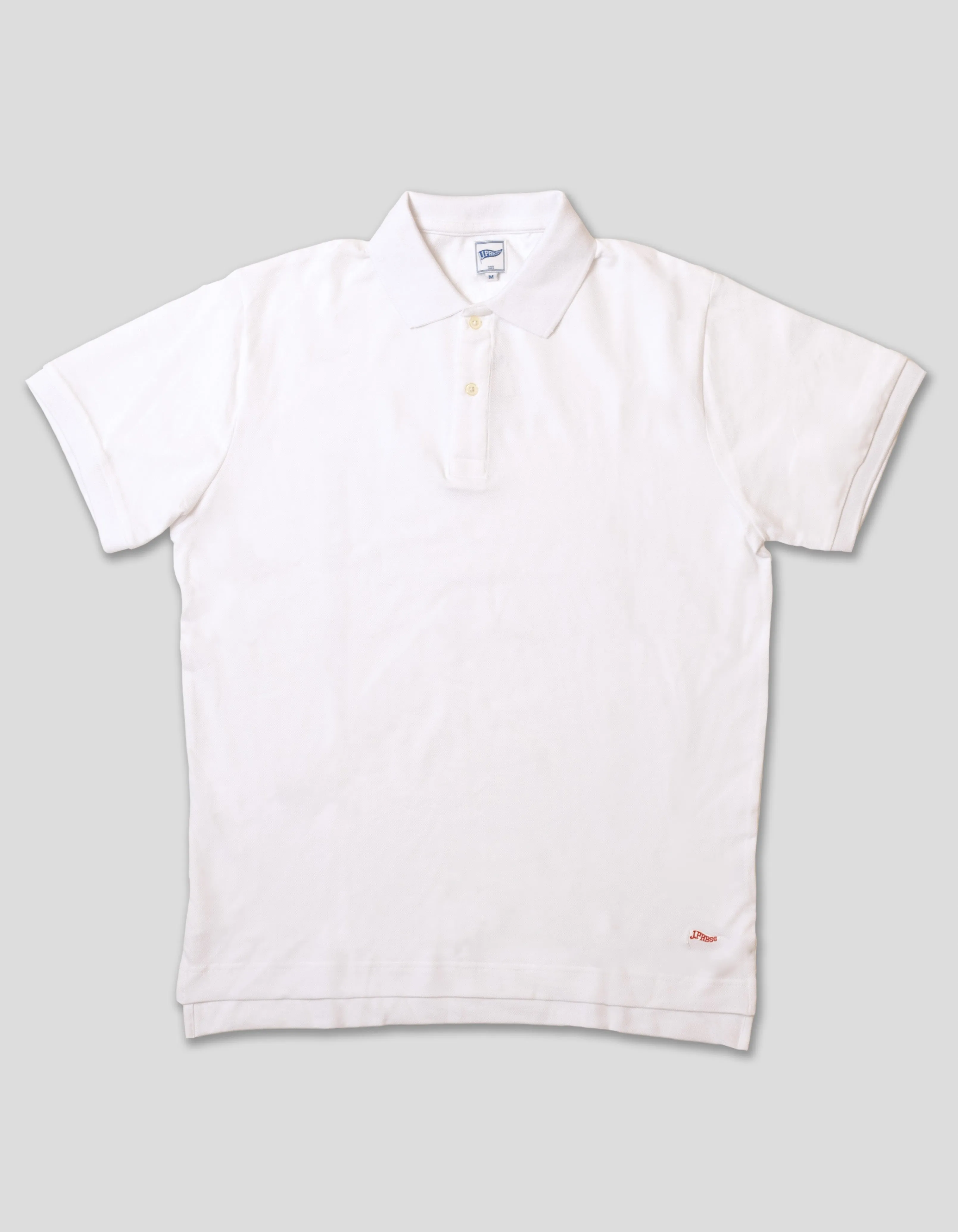 PIQUE POLO SHIRT - WHITE