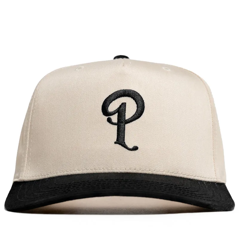 Politics A-Frame Snapback Hat - Natural/Black