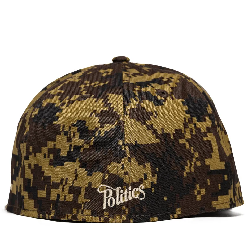 Politics x New Era 59FIFTY Fitted Hat - Digi Camo