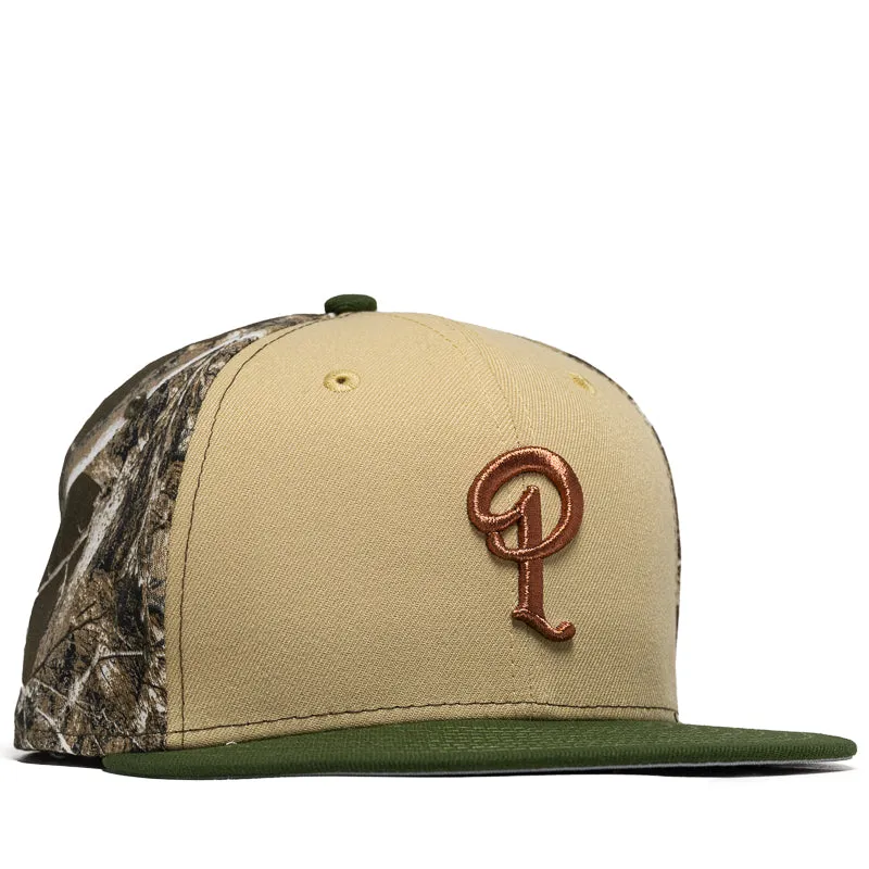 Politics x New Era 59FIFTY Fitted Hat - Vegas Gold/Real Tree