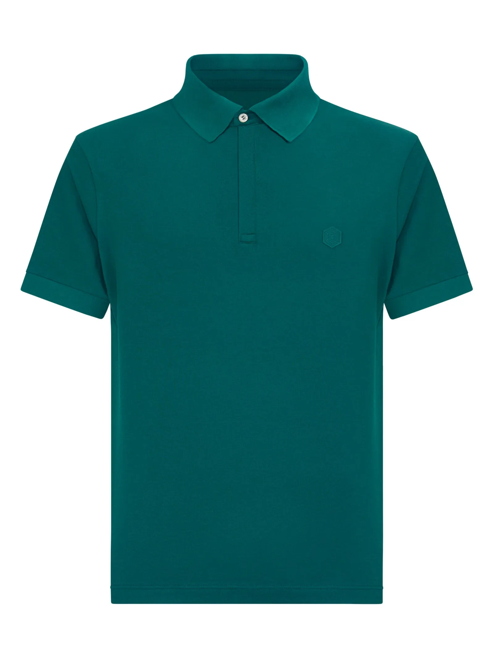 Eco Cotton Piquet Stretch Polo Shirt - Aventurine