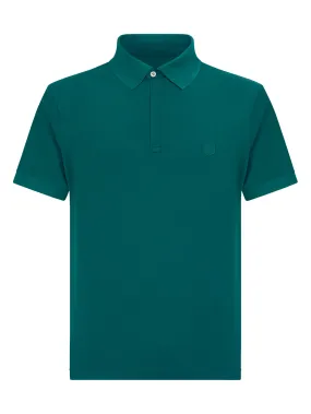 Eco Cotton Piquet Stretch Polo Shirt - Aventurine