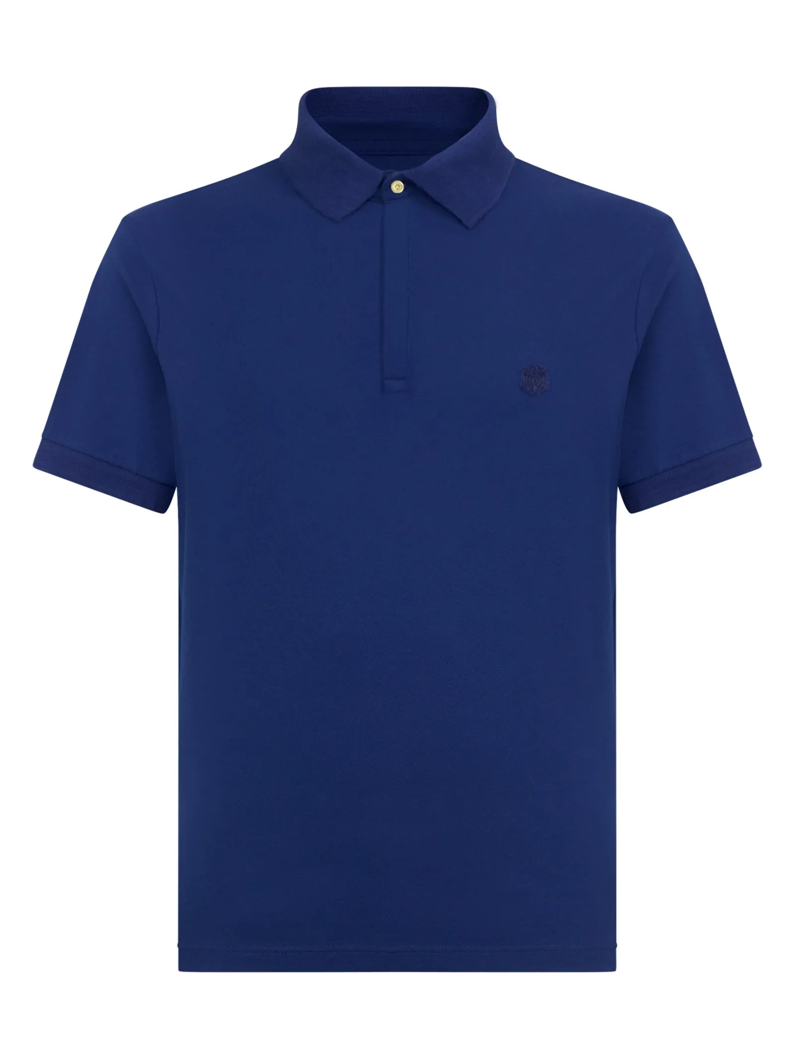 Polo Shirt made with Sustainable Eco Cotton Pique Fabric - Sodalite Blue.