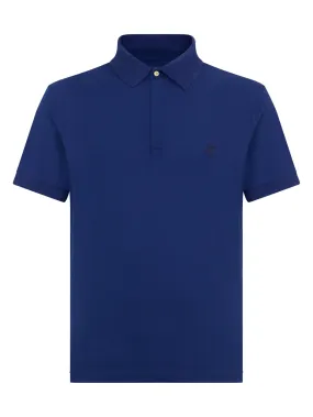 Polo Shirt made with Sustainable Eco Cotton Pique Fabric - Sodalite Blue.