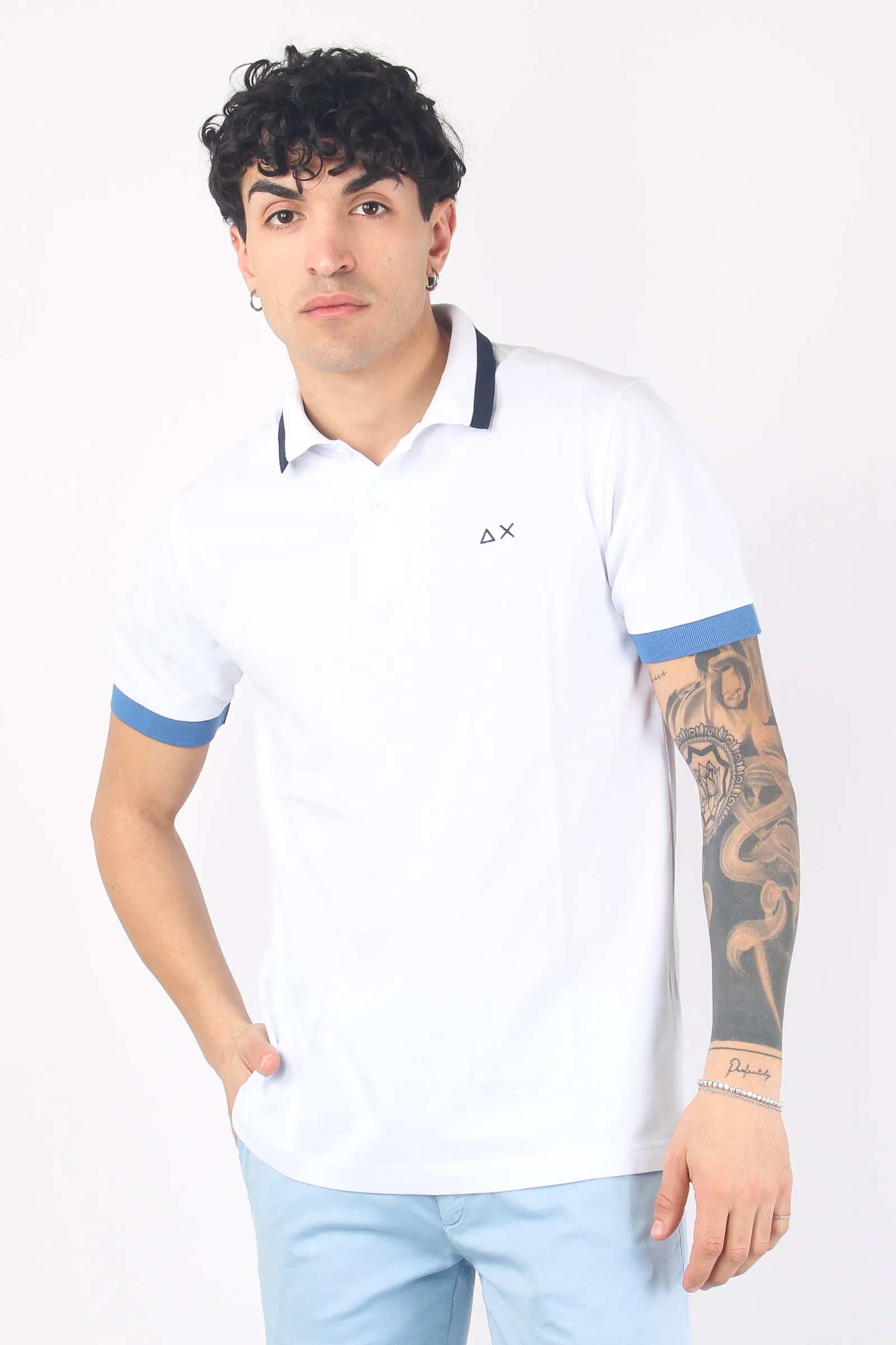 White High Profile Polo