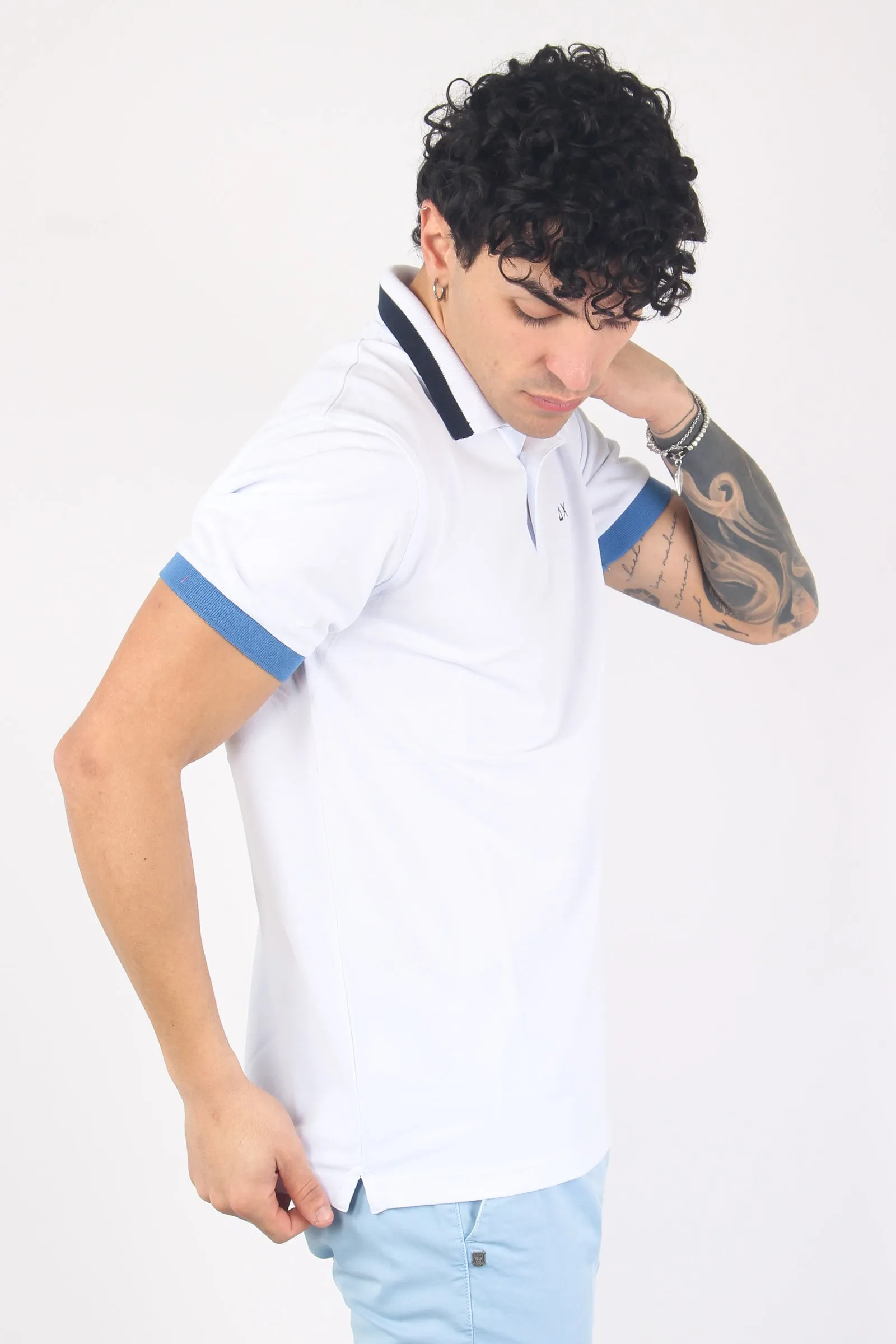 White High Profile Polo