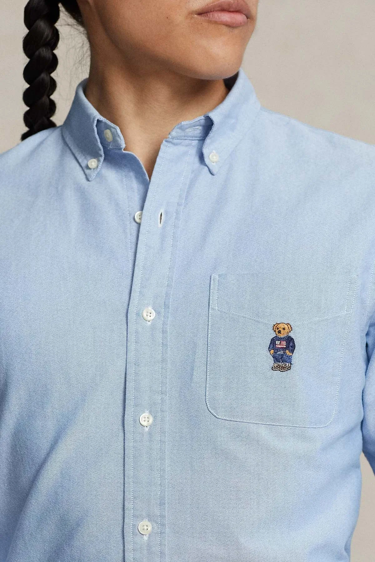 Polo Ralph Lauren Custom Fit Polo Bear Oxford Gmlek