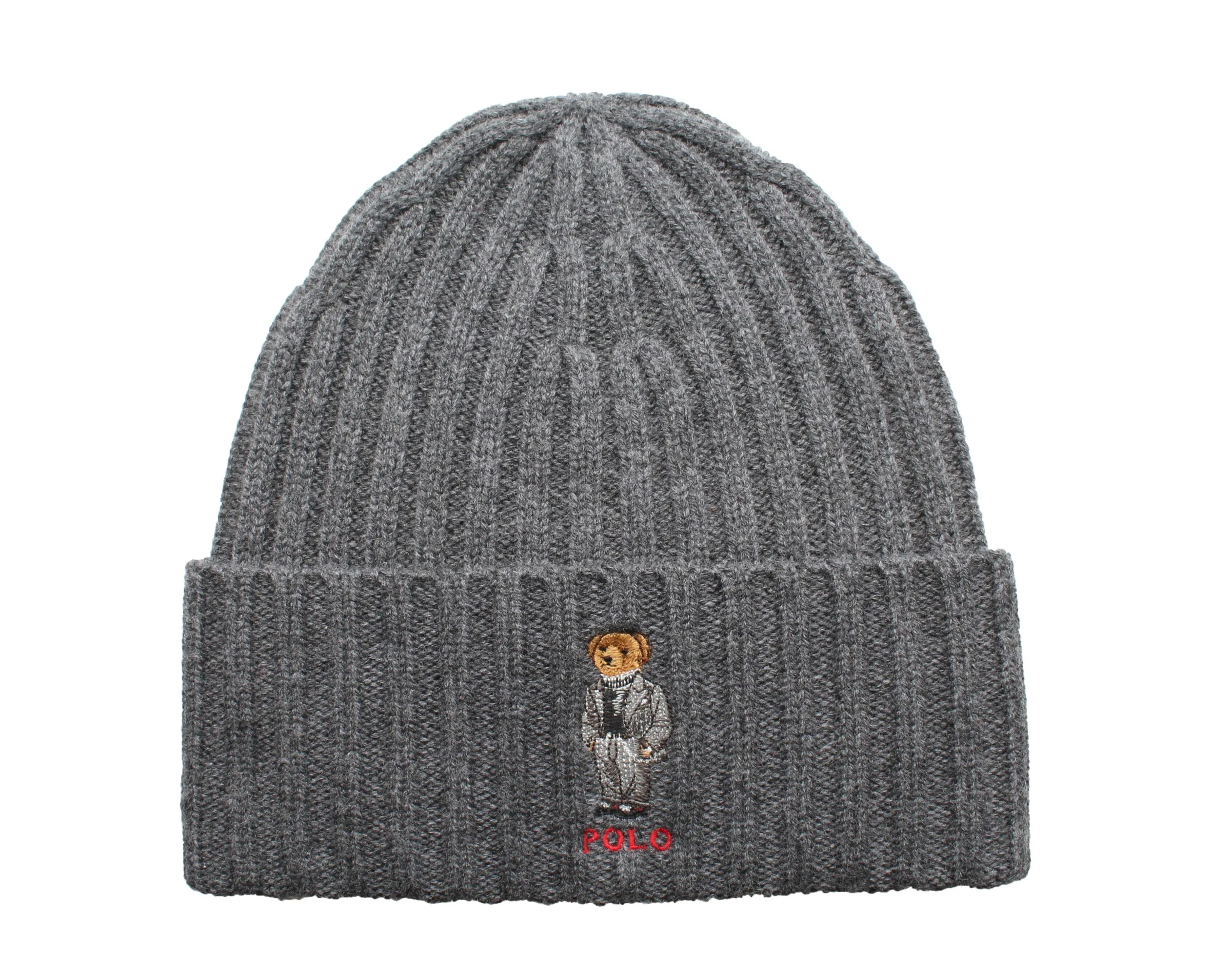 Polo Ralph Lauren Polo Bear Chalk-Stripe Knit Cuffed Hat