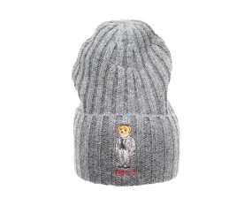 Polo Ralph Lauren Polo Bear Chalk-Stripe Knit Cuffed Hat