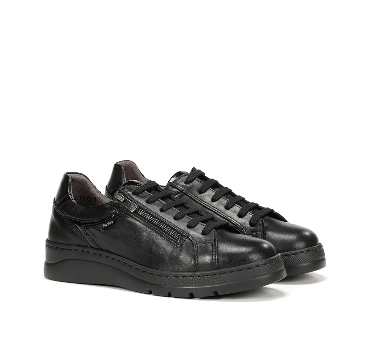 POMPAS F1666 Black Sneakers