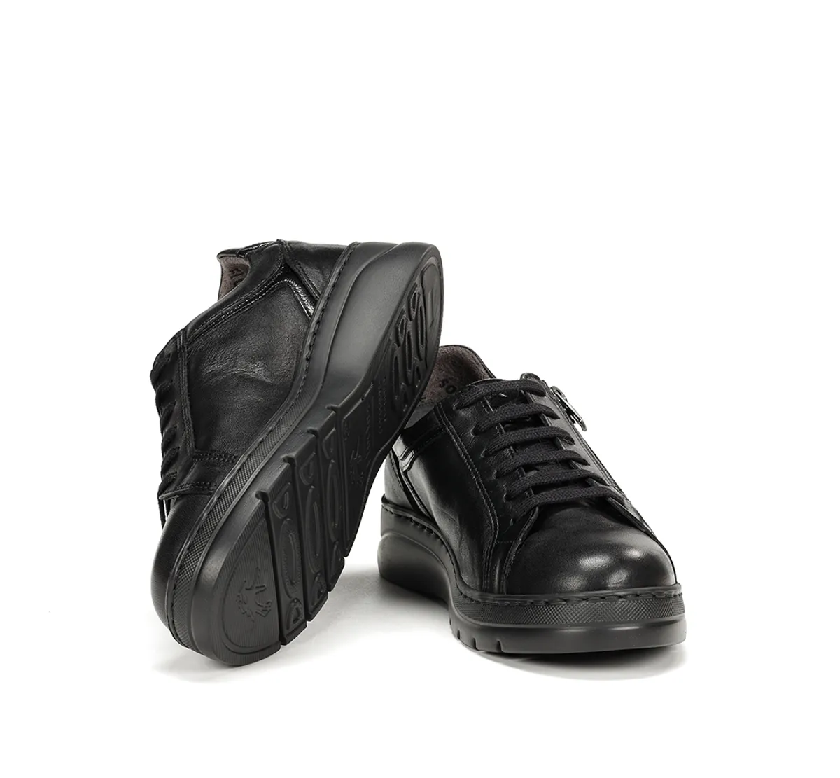 POMPAS F1666 Black Sneakers