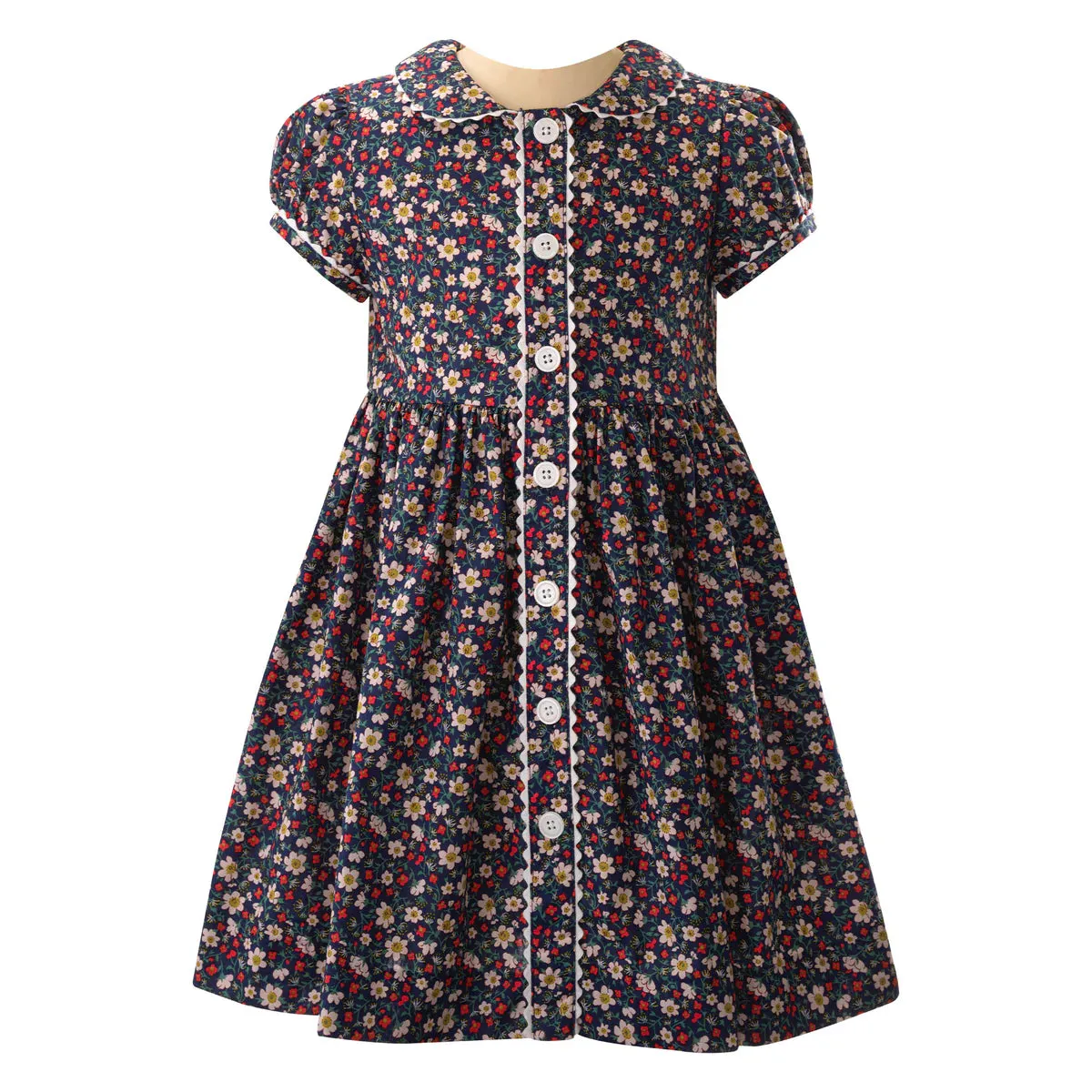 Poppy Button Front Dress