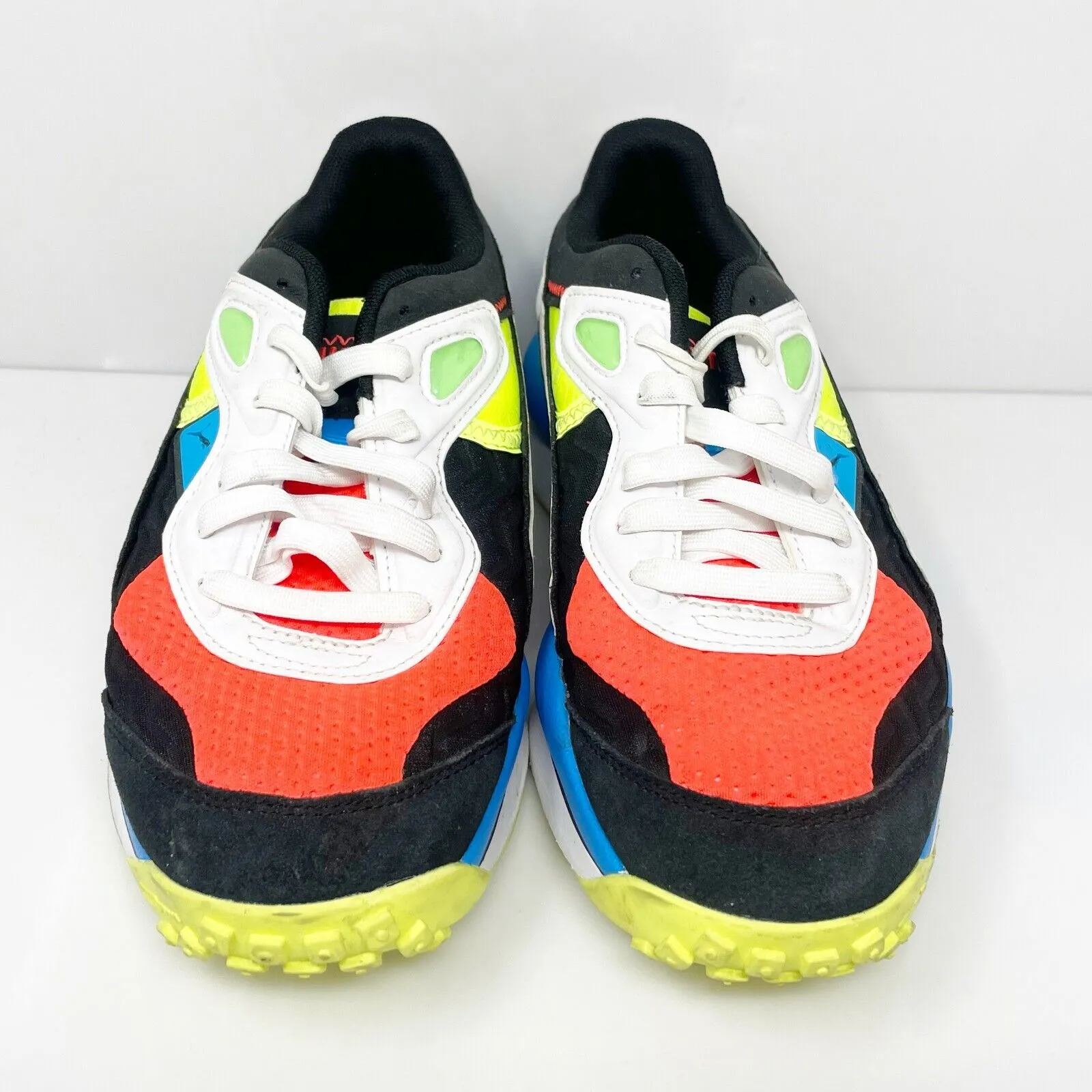 Puma Boys Street Rider Bizerk 375112-01 Multicolor Running Shoes Sneakers Sz 7C