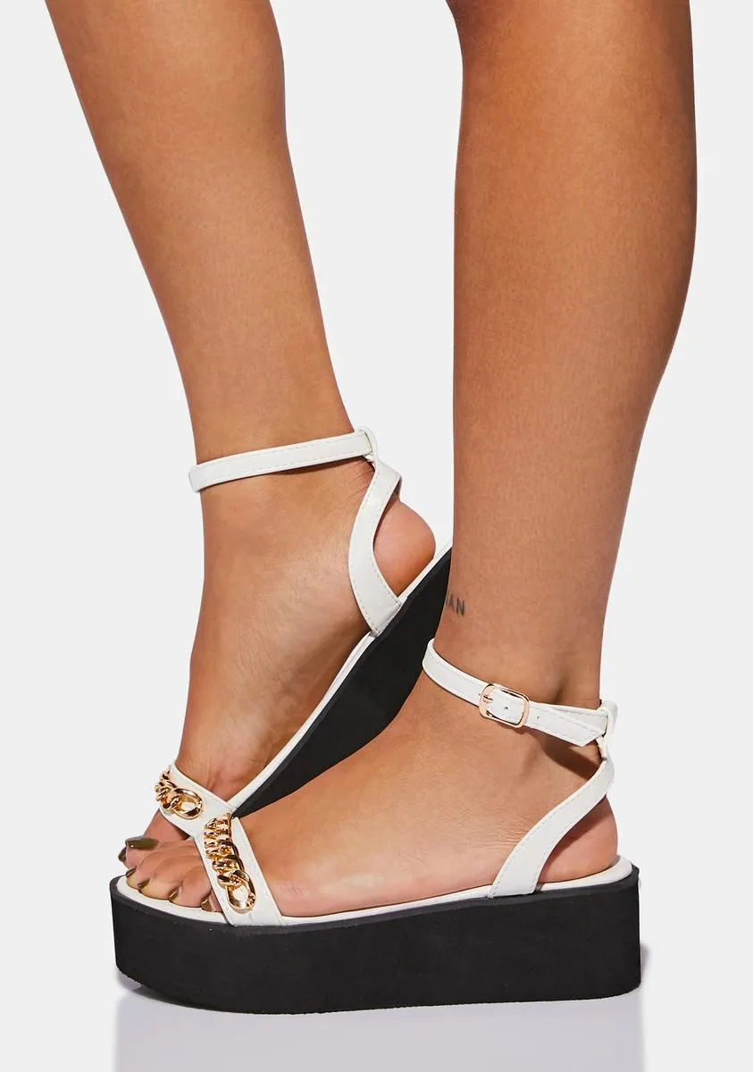 Pure New In Town Flatform Sandals-