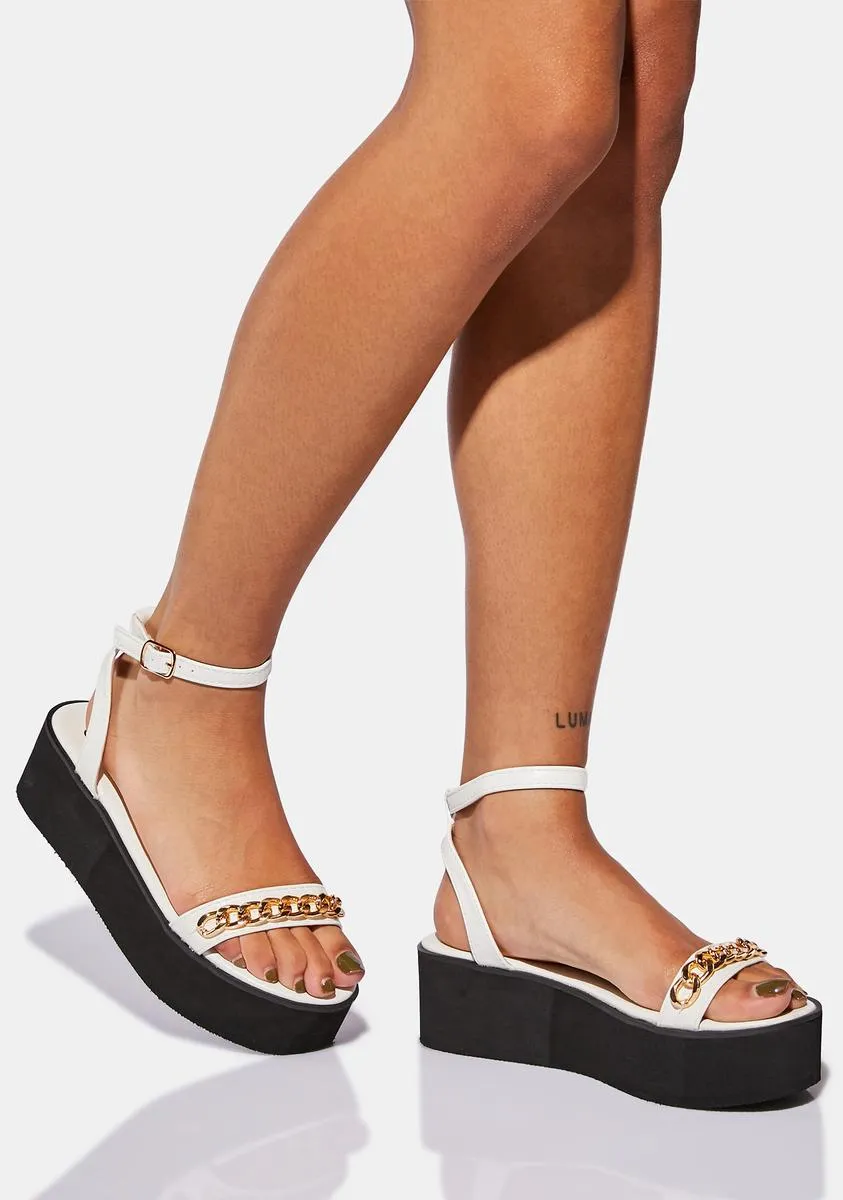 Pure New In Town Flatform Sandals-