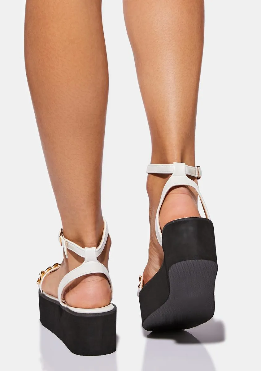 Pure New In Town Flatform Sandals-